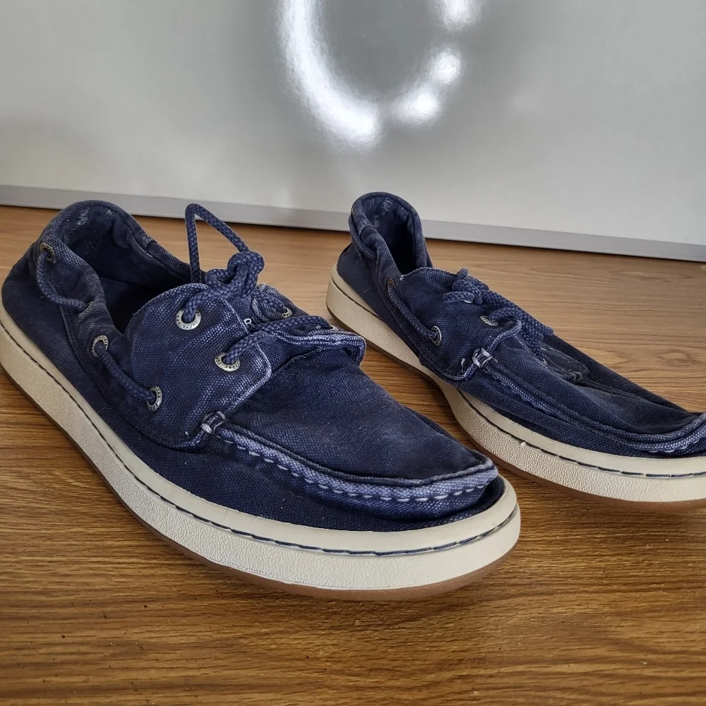 Sperry Navy Blue Men's Casual Boat Deck Shoes SZ 11